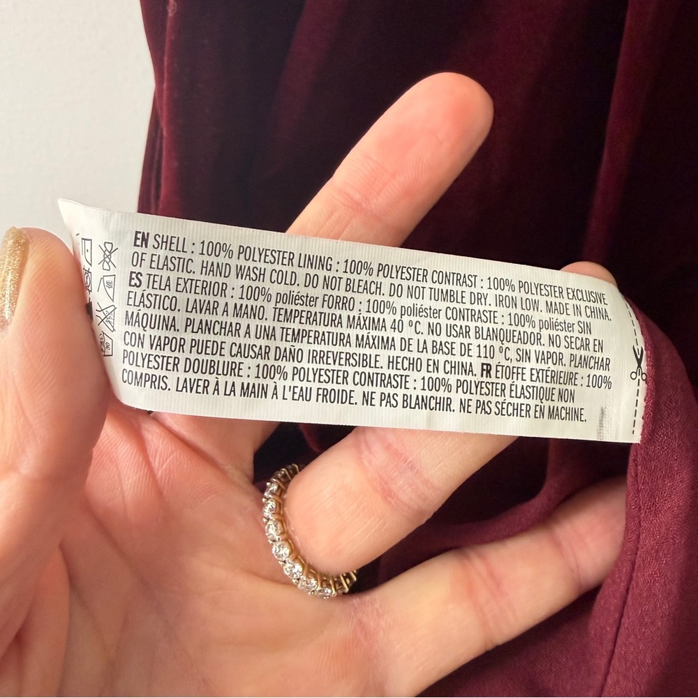 Endless Rose Velvet Bow Mini Dress S - Picture 7 of 8